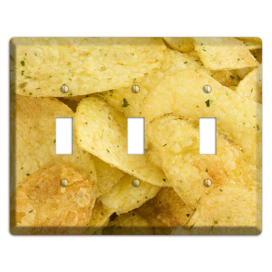 Chips 3 Toggle Wallplate