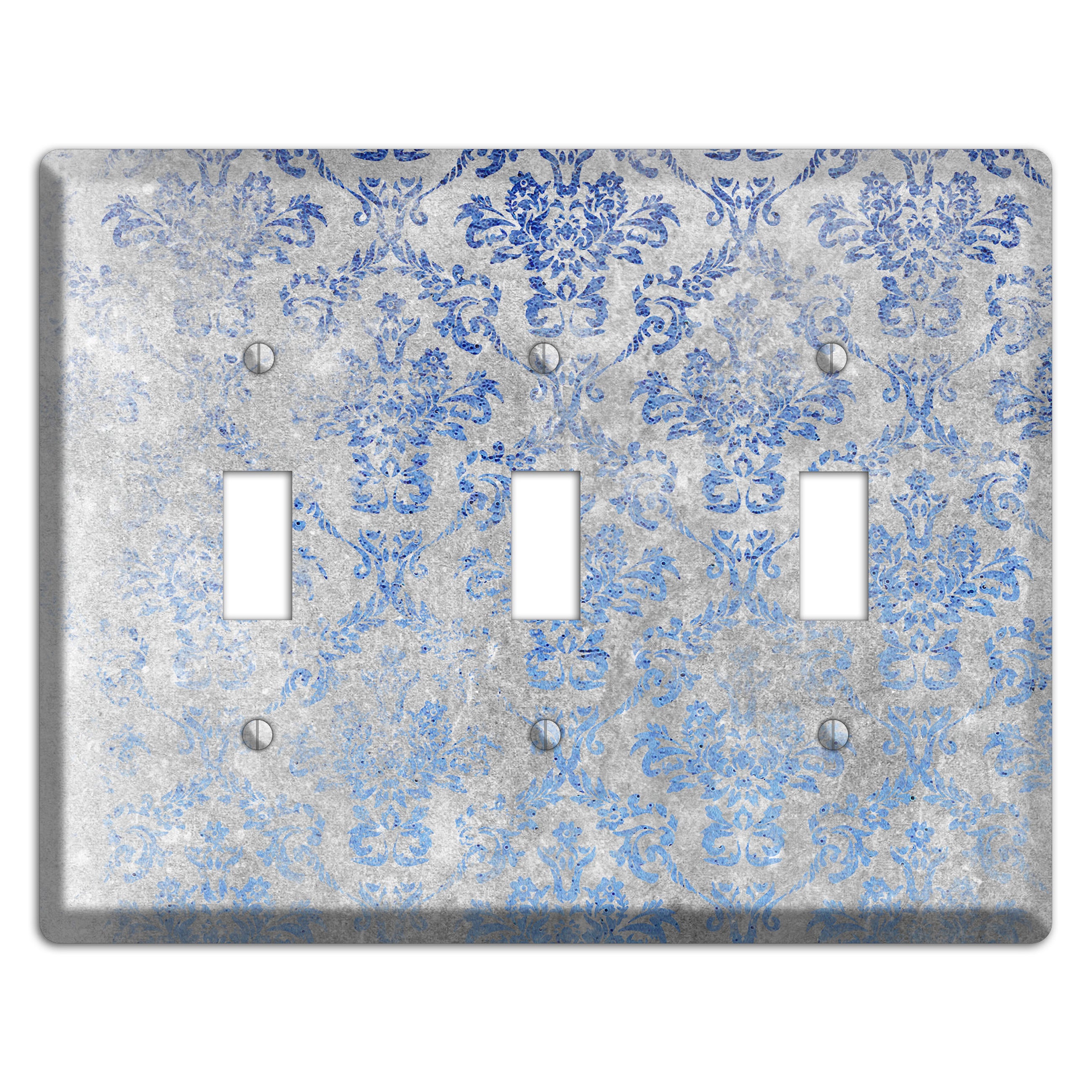 Loblolly Whimsical Damask 3 Toggle Wallplate