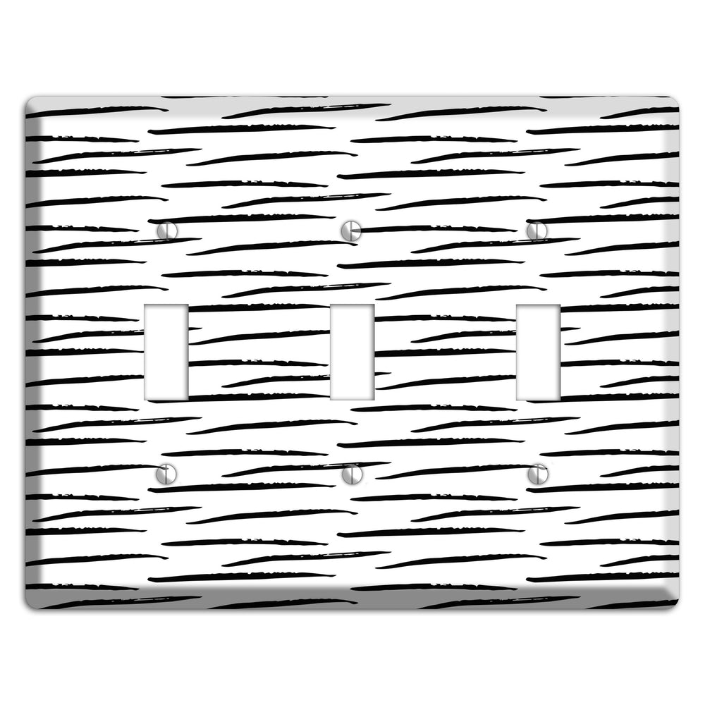 Ink Brushstrokes 9 3 Toggle Wallplate