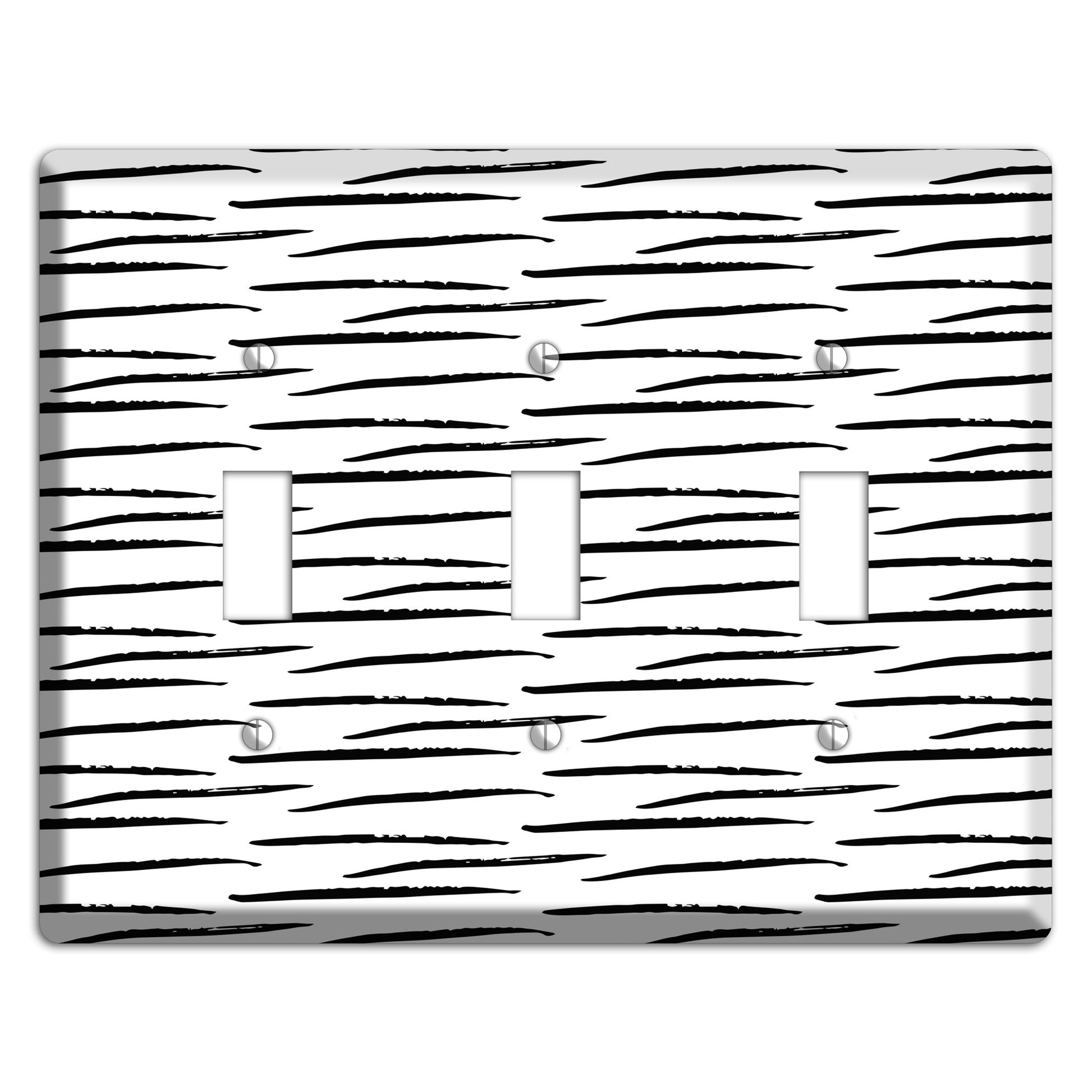 Ink Brushstrokes 9 3 Toggle Wallplate