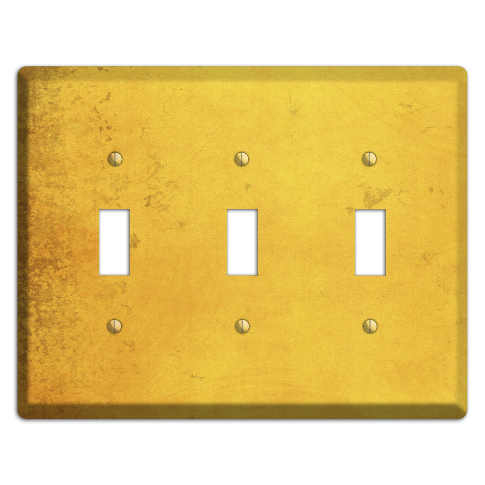 Abbey Vintage Grunge 3 Toggle Wallplate