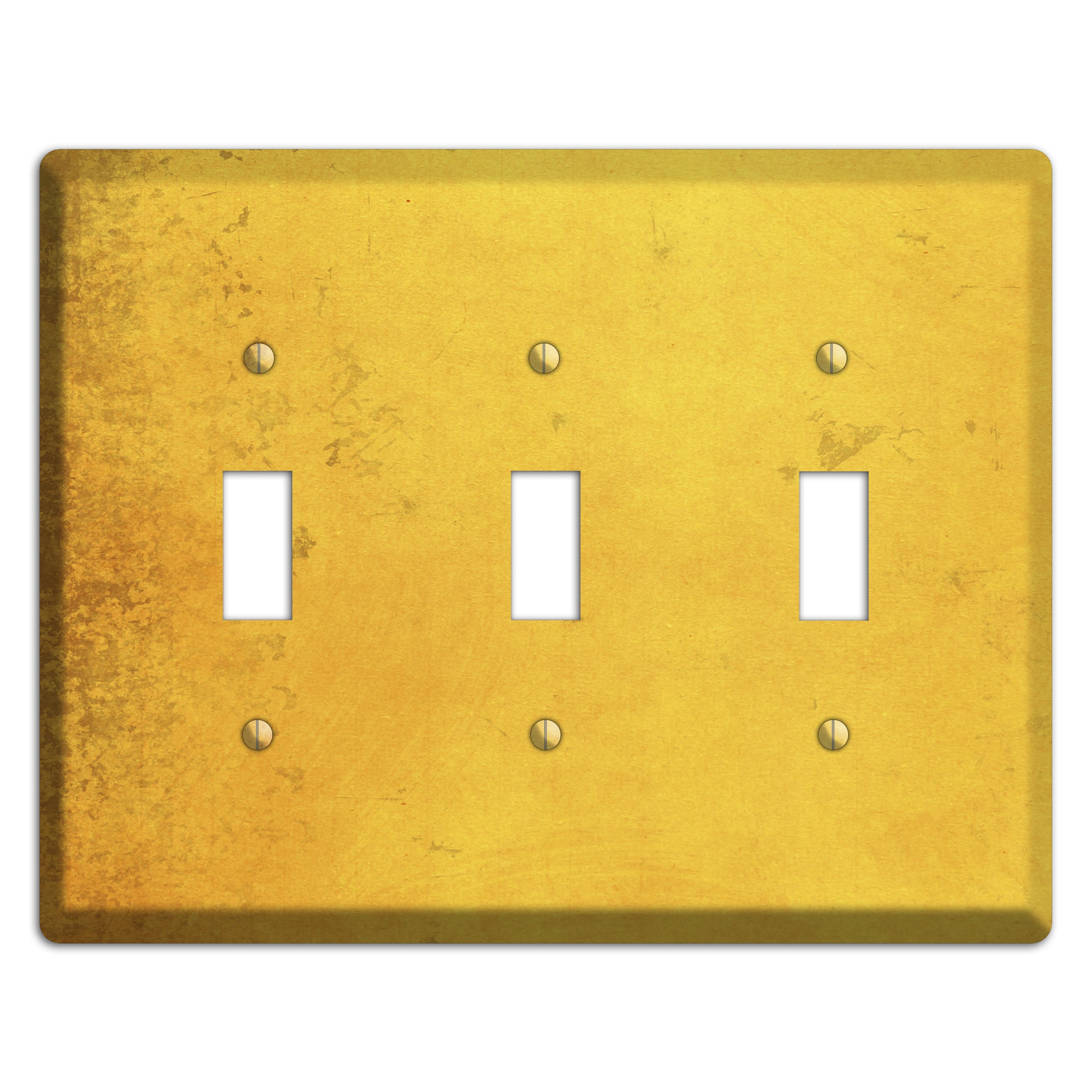 Abbey Vintage Grunge 3 Toggle Wallplate