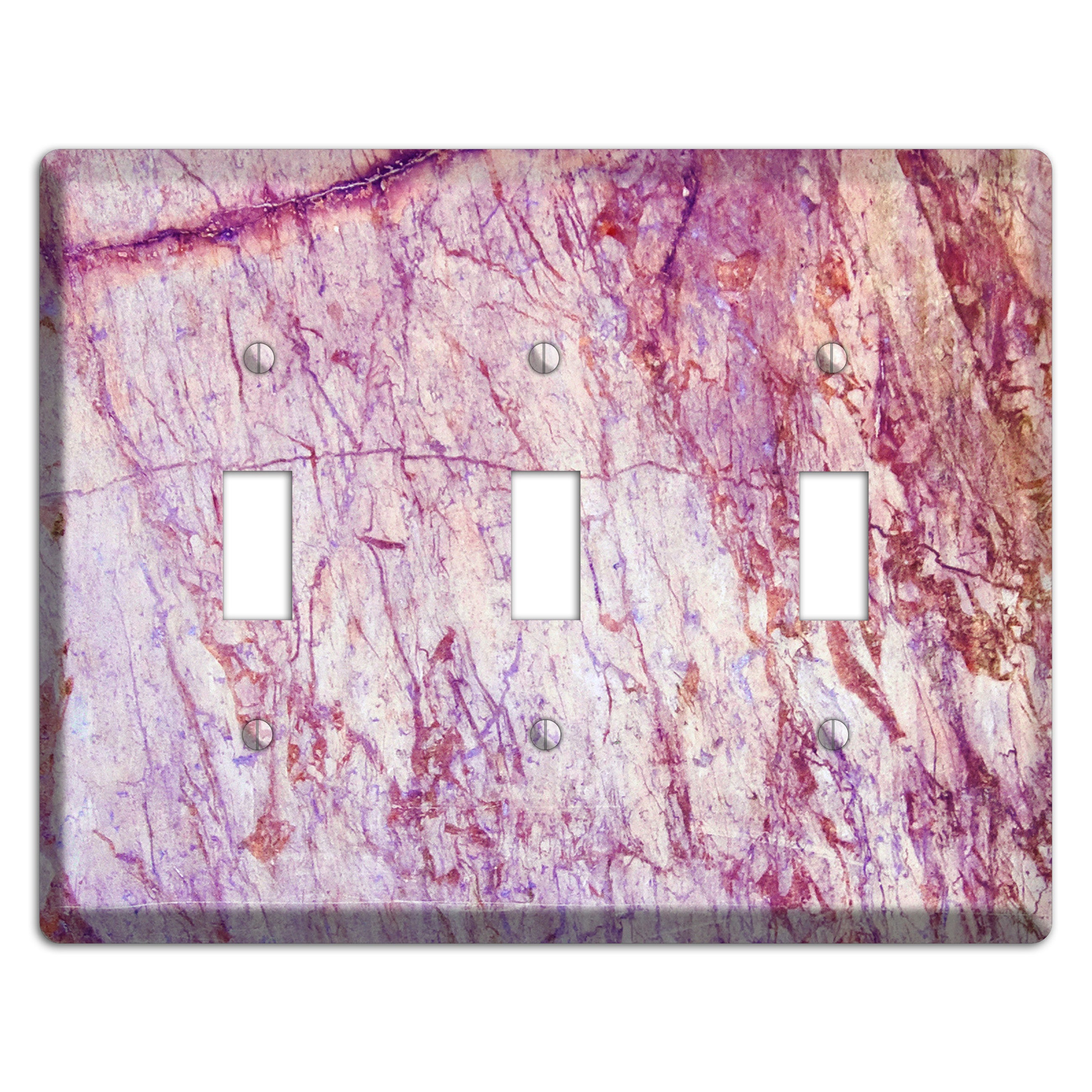 Maverick Marble 3 Toggle Wallplate