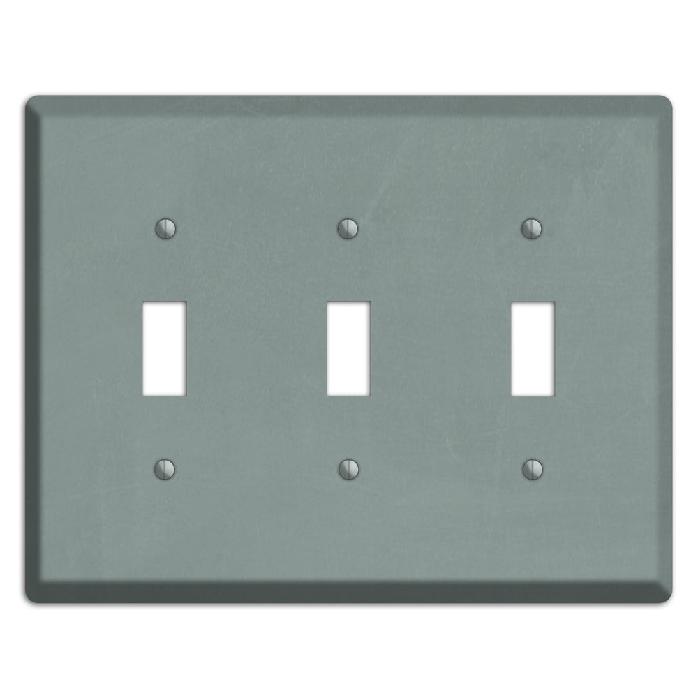 Chalk Faded Gree 3 Toggle Wallplate