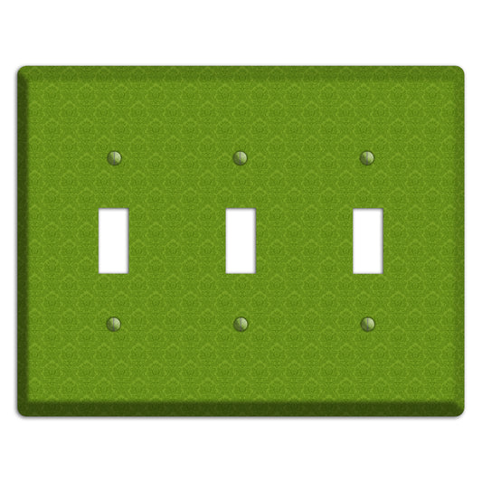 Green Cartouche 3 Toggle Wallplate