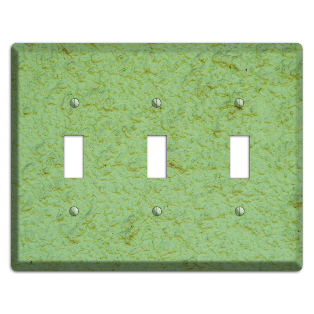 Green Concrete 3 Toggle Wallplate