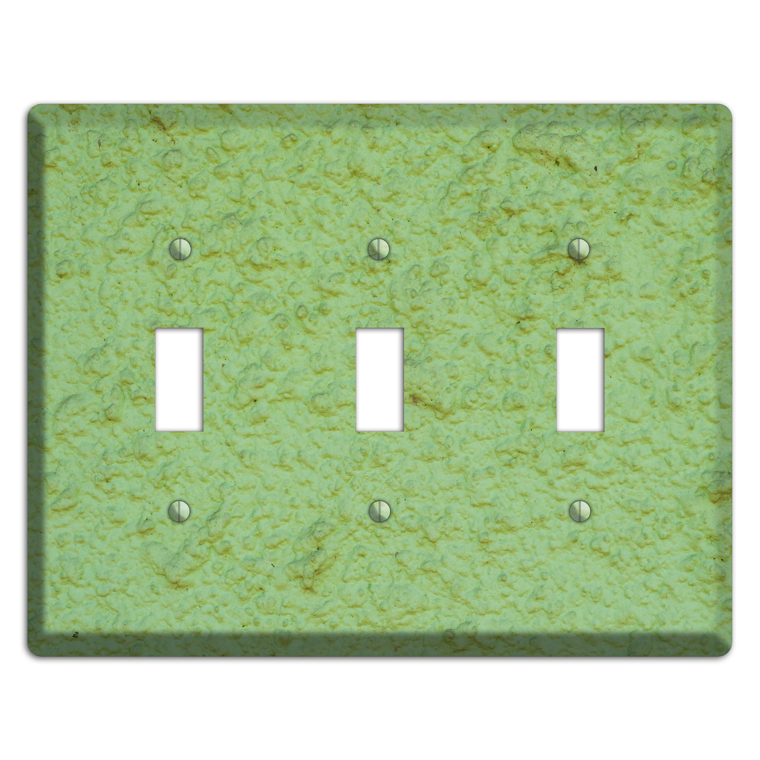 Green Concrete 3 Toggle Wallplate