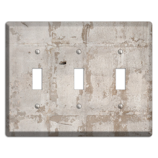 Old Concrete 4 3 Toggle Wallplate