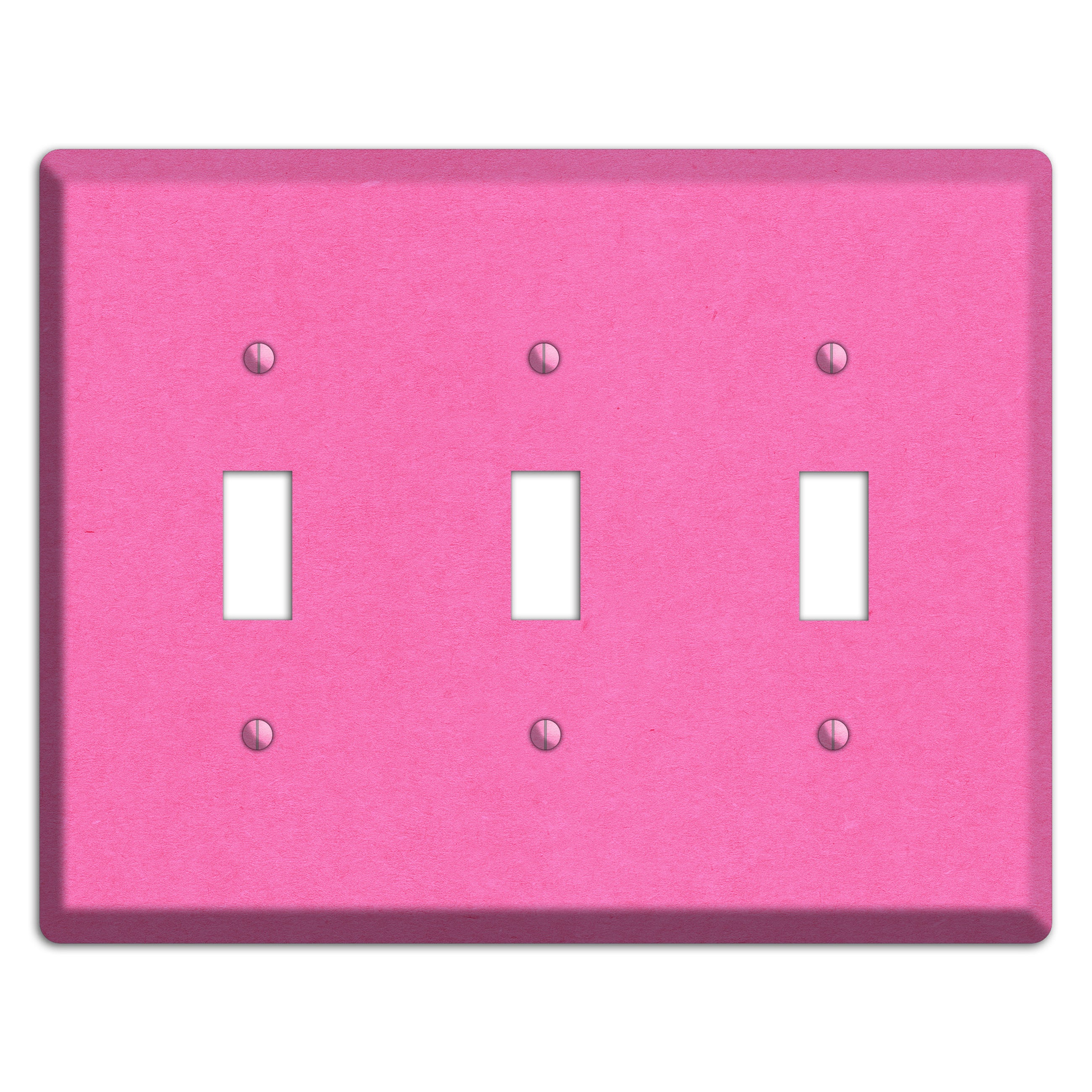 Persian Pink Kraft 3 Toggle Wallplate