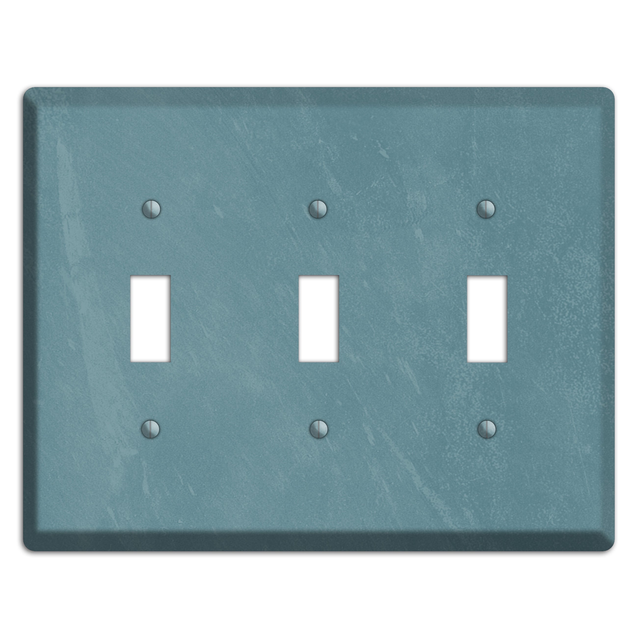 Chalk Teal 3 Toggle Wallplate