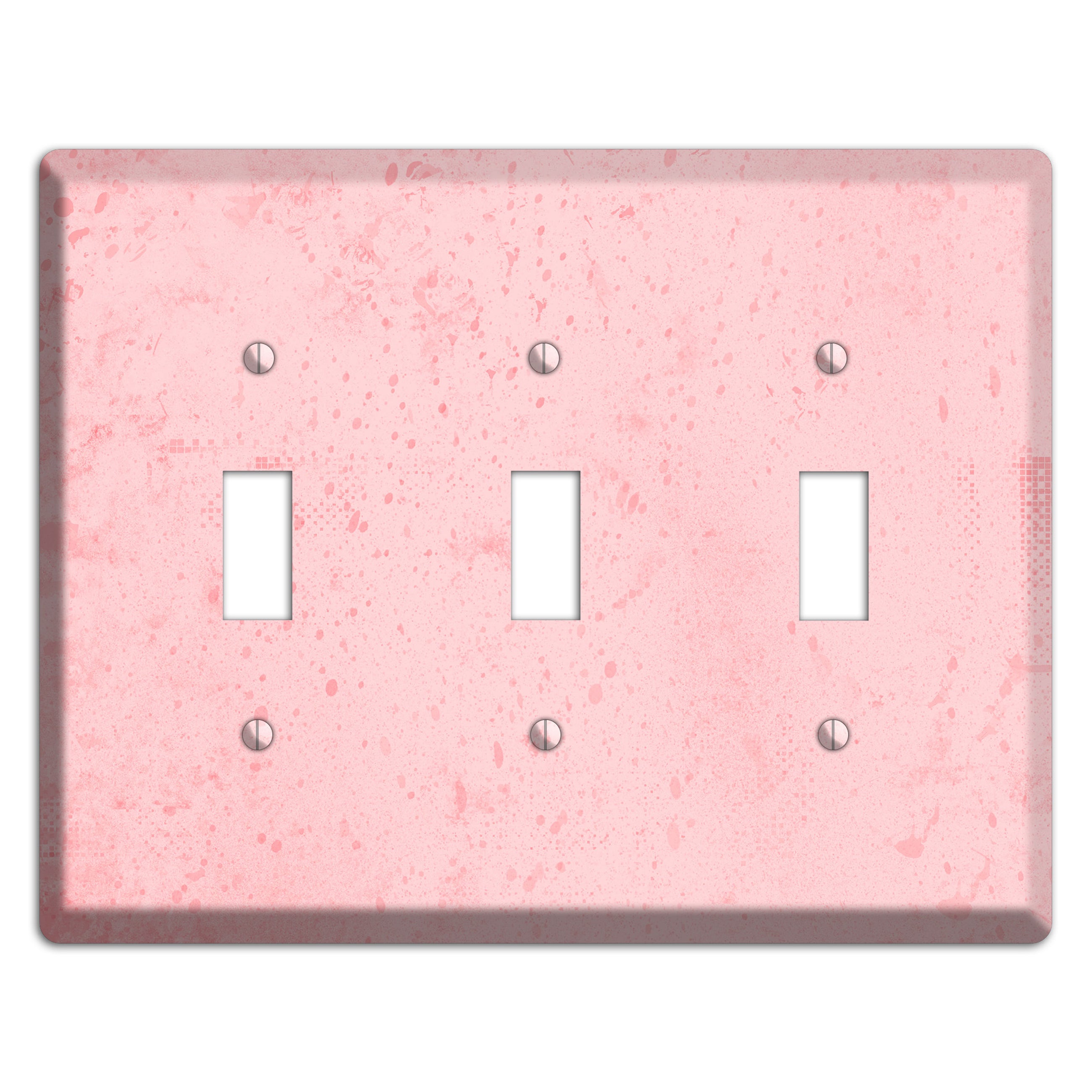 ShockingPpink Soft Coral 3 Toggle Wallplate