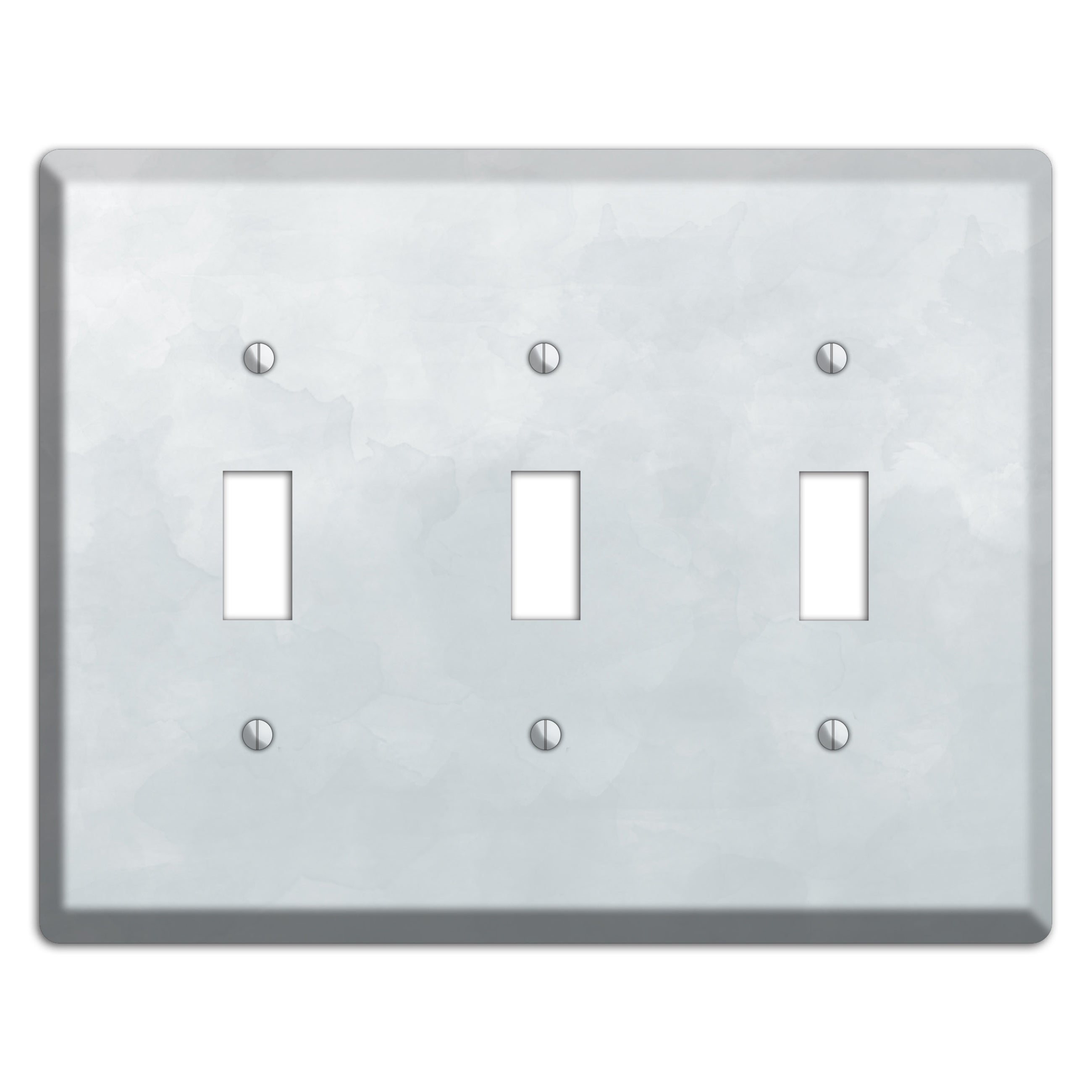 Gray Ombre 3 Toggle Wallplate